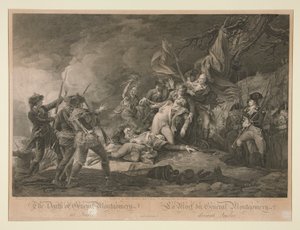 Døden til general Montgomery fra Quebec av Christian Wilhelm Ketterlinus