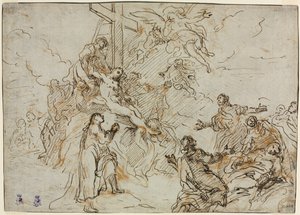 Deponeringen (verso) av Christian Wink