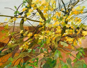 Høstblader, 2016 (akvarellmalt papirkollasje)