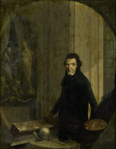 Selvportrett av Christoffel Frederik Franck