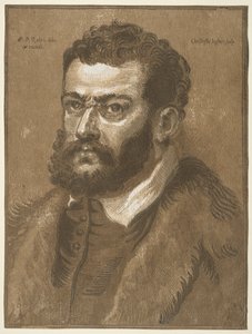 Byste av en skjeggete mann Doge Giovanni Cornaro, 1632-1636. av Christoffel Jegher