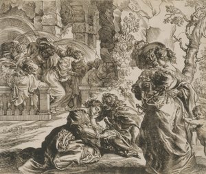 The Garden of Love høyre blokk, 1630-tallet. av Christoffel Jegher