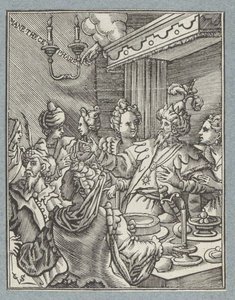 Belsasars fest av Christoffel van Sichem (II)