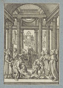 Begravelse av Stephen av Christoffel van Sichem (II)