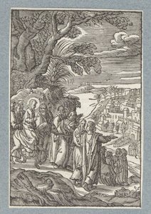 Innreise til Jerusalem av Christoffel van Sichem (II)