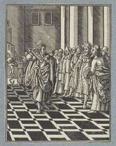 Jeremia og Babylonias åk av Christoffel van Sichem (II)
