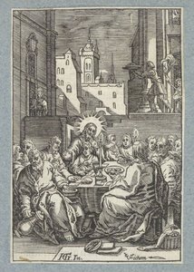 Siste måltid av Christoffel van Sichem (II)