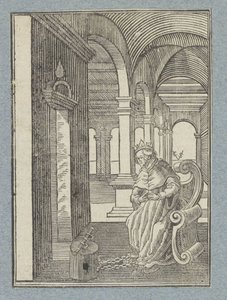 Manasse i fengsel av Christoffel van Sichem (II)