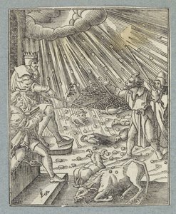 Storfepest eller hagl- og tordenpest av Christoffel van Sichem (II)