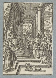 Stefanus foran ypperstepresten av Christoffel van Sichem (II)