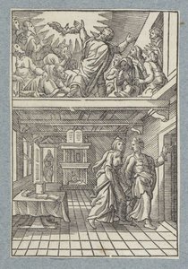 Den Hellige Ånds utgytelse av Christoffel van Sichem (II)