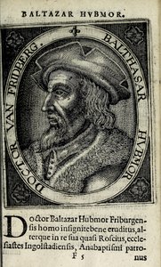 Balthasar Hubmaier, illustrasjon fra 