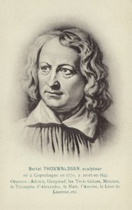 Bertel Thorvaldsen, dansk billedhugger av Christoffer Wilhelm Eckersberg