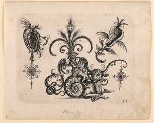 Plate 32, fra New Grotteßken Buch (New Grotesque Book)