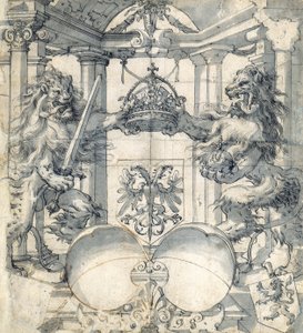 Tegneserie for et glassmaleri