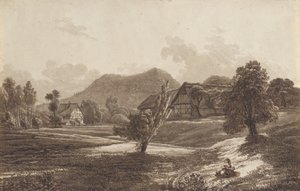 Lusatian landskap med Landeskrone-fjellet