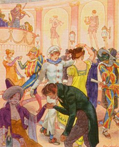 Redoute / Redoubt (fargelitografi)