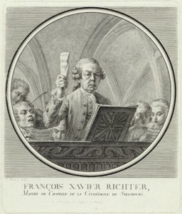 Portrett av komponisten Franz Xaver Richter 1709-1789, 1785.