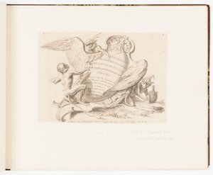 Plate 1, apekatt eller ulike handlinger av menneskeliv representert av aper av Christophe Huet