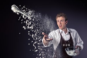 Overraskelse med meleksplosjon av Christophe Kiciak