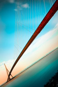 Levende, moderne brohimmel av Christophe Kiciak