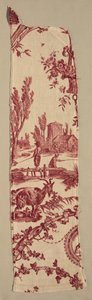 Fragmenter av Copperplate Printed Cotton, ca. 1789.