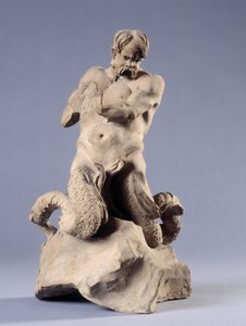 Triton. Steinskulptur