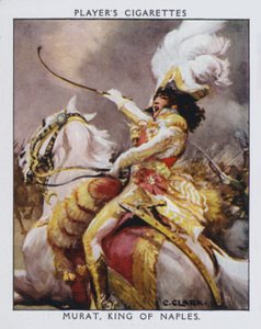 Murat, konge av Napoli (farge litho)