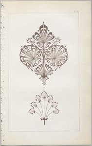 Kunsten å dekorativt design: med et vedlegg, som gir klokkeslett for blomstene åpne, utgitt av Day & Son, London, 1862 av Christopher Dresser