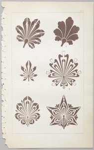 Kunsten å dekorativt design: med et vedlegg, som gir klokkeslett for blomstene åpne, utgitt av Day & Son, London, 1862 av Christopher Dresser