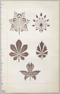 Kunsten å dekorativt design: med et vedlegg, som gir klokkeslett for blomstene åpne, utgitt av Day & Son, London, 1862 av Christopher Dresser