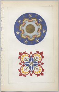Kunsten å dekorativt design: med et vedlegg, som gir klokkeslett for blomstene åpne, utgitt av Day & Son, London, 1862 av Christopher Dresser