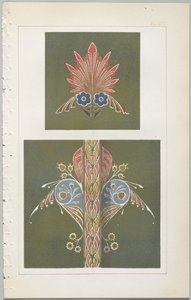 Kunsten å dekorativt design: med et vedlegg, som gir klokkeslett for blomstene åpne, utgitt av Day & Son, London, 1862 av Christopher Dresser