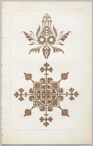 Kunsten å dekorativt design: med et vedlegg, som gir klokkeslett for blomstene åpne, utgitt av Day & Son, London, 1862 av Christopher Dresser