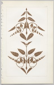Kunsten å dekorativt design: med et vedlegg, som gir klokkeslett for blomstene åpne, utgitt av Day & Son, London, 1862 av Christopher Dresser