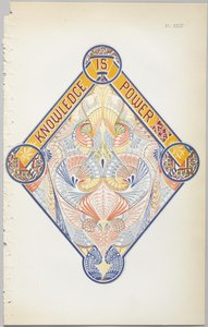 Kunsten å dekorativt design: med et vedlegg, som gir klokkeslett for blomstene åpne, utgitt av Day & Son, London, 1862 av Christopher Dresser