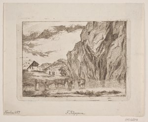 Fjelllandskap av Christopher Friederich Köppen