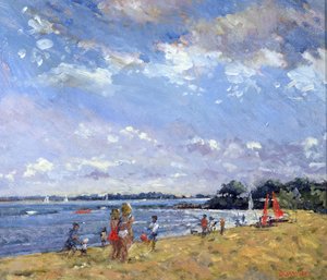 Evening, Carnac (olje på lerret)