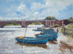 Moorings at Hampton Court, 2011