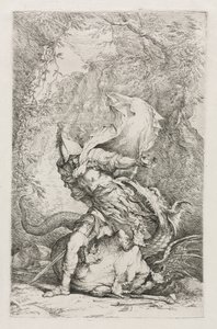 Jason og dragen av Christopher Richard Wynne Nevinson