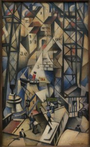 Den gamle havnen av Christopher Richard Wynne Nevinson
