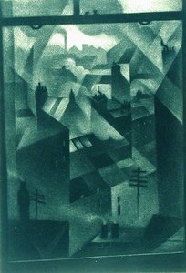 Fra et kontorvindu av Christopher Richard Wynne Nevinson