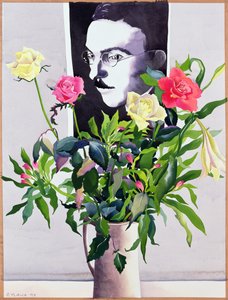Fernando Pessoa (1888-1935), Roses and Lilies (wc på papir)