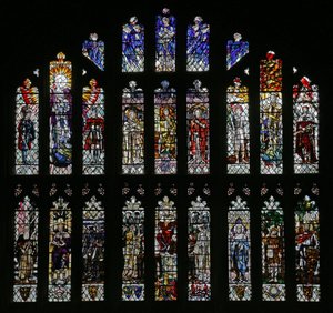 The Spirit of God: Chapter House-vindu av Christopher Whall, 1903 av Christopher Whall