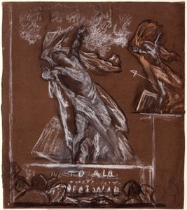 Figurstudie for et krigsminnesmerke, c1920. av Christopher Williams