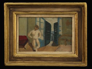 Gutt på soverommet, ca. 1920 av Christopher Wood