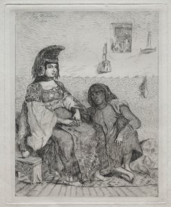En jødisk kvinne fra Alger av Chöying Dorjé, the Tenth Black Hat Karmapa (Tibetan