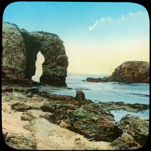 Bergbue ved Perran Beach, Cornwall, slutten av 1800- eller begynnelsen av 1900-tallet
