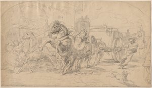 The Runaway Carriage   1224111   no       norwegian Successfully Translated  Original: Cotton Augustus III, f.25, A knight with pole-hammer (vellum) Translat: Cotton Augustus III, f.25, A knight with pole-hammer (vellum) 1352086 no norwegian Successfully T av Circle of Eugène Delacroix