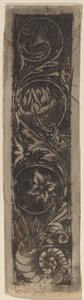 Avlangt ornamentpanel av Circle of Francesco Francia